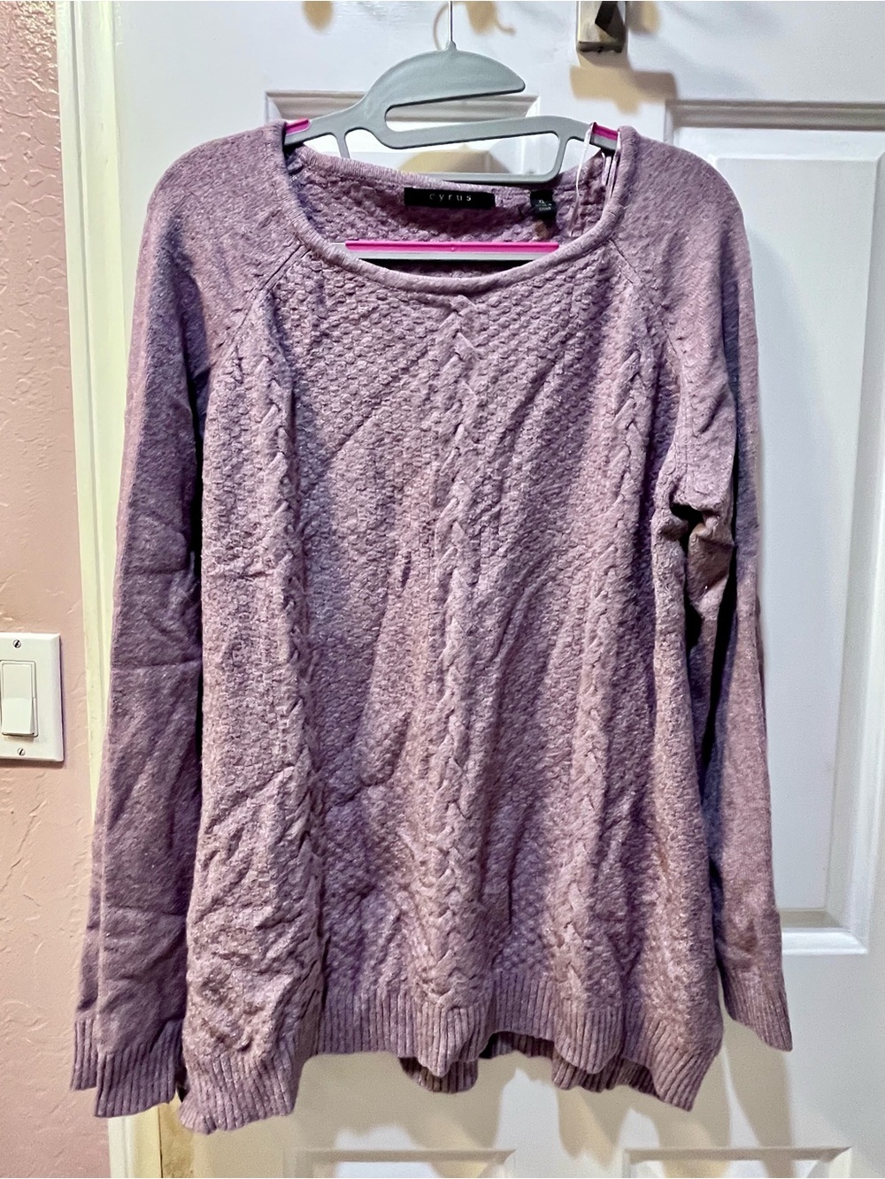 Cyrus Heathered Crewneck Sweater